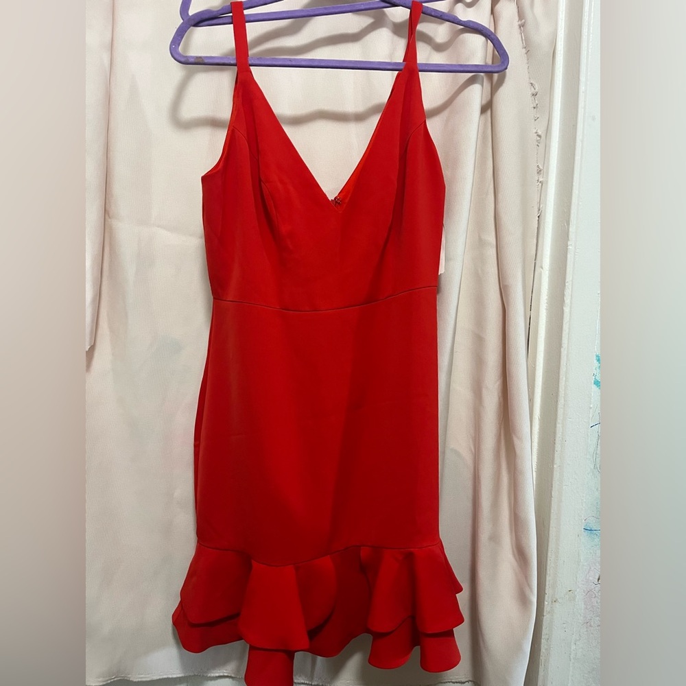 Foxiedox Vibrant Red Mini Dress